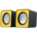 CBR CMS 90 Yellow, Акустическая система 2.0, питание USB, 2х3 Вт (6 Вт RMS), материал корпуса пласти