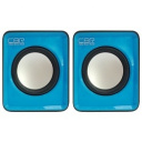CBR CMS 90 Blue, Акустическая система 2.0, питание USB, 2х3 Вт (6 Вт RMS), материал корпуса пластик,