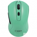 CBR CM 522 Mint, Мышь беспроводная, оптическая, 2,4 ГГц, 800/1200/1600 dpi, 6 кнопок и колесо прокру