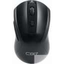CBR CM 522 Black, Мышь беспроводная, оптическая, 2,4 ГГц, 800/1200/1600 dpi, 6 кнопок и колесо прокр