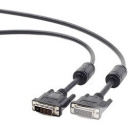 Кабель DVI-D dual link Gembird/Cablexpert , 25M/25M, 3.0м, черный, экран, феррит.кольца, пакет (CC-D