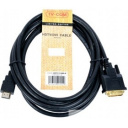 TV-COM Кабель HDMI to DVI-D (19M -25M) 5м, (LCG135E-5M) [6939510900309]
