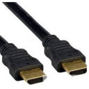 Кабель HDMI Gembird/Cablexpert , 1м, v1.4, 19M/19M, плоский кабель, черный, позол.разъемы, экран (CC