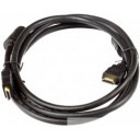 AOpen/Qust Кабель HDMI 19M/M+2 фильтра 1.4V+3D/Ethernet (ACG511D-1.8M) 1,8/2m, позолоченные контакты