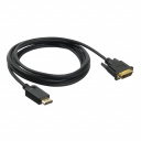 Кабель аудио-видео Buro 1.1v DisplayPort (m)/DVI-D (Dual Link) (m) 3м. Позолоченные контакты черный 