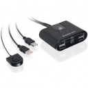 ATEN US224-(AT) Переключатель, электрон., USB, 2 User > 2 устройства + клавиатура + мышь, 2 USB A-ти