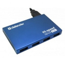 DEFENDER USB (QUADRO) SEPTIMA SLIM USB 2.0, 7 порта, (с адап. 2А) 