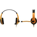 Defender Warhead G-120 черный + оранжевый, кабель 2 м  [64099]