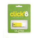 USB 2.0 QUMO 8GB Click [QM8GUD-CLK-Lemon]