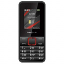 TEXET TM-207 мобильный телефон цвет черный-красный