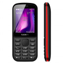 TEXET TM-221 Мобильный телефон цвет черный-красный