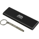 AgeStar 31UBNV1C (GRAY) USB 3.1 Type-C  Внешний корпус M.2 NVME (M-key)  AgeStar 31UBNV1C (GRAY), ал